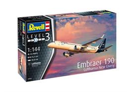 Embraer 190 Lufthansa New Livery 1:144