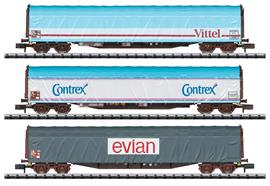 SNCF Schiebeplanenwagen Set