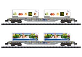SBB Cargo Containerwagen Set